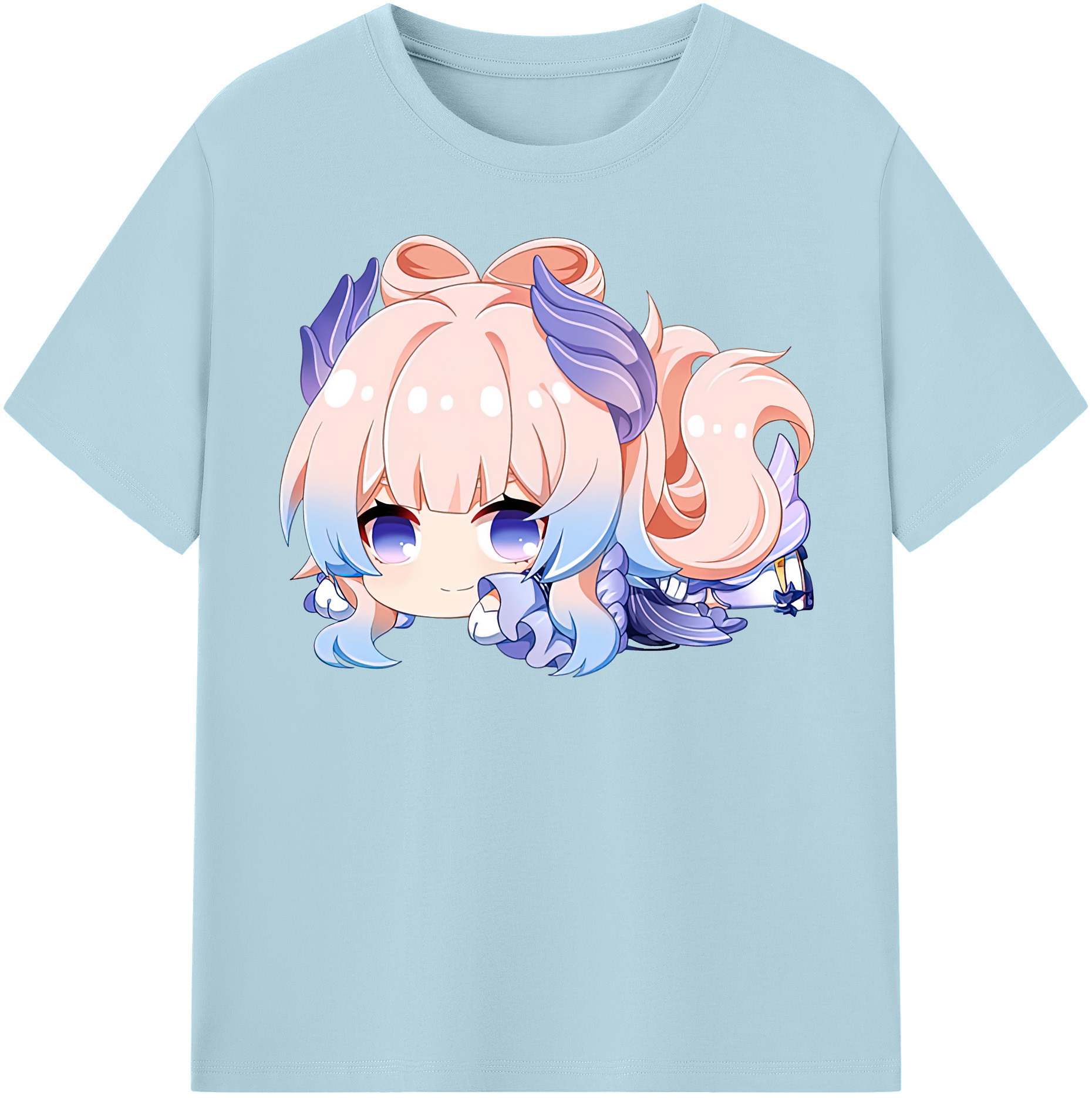 げんし神 珊瑚宮心海 サンゴノミヤ・ココミ genshin Sangonomiya Kokomi 綿100％半袖Tシャツ（フロントプリント）